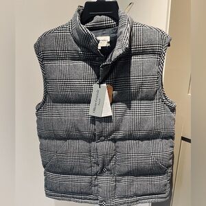 NWT Officine Generale $1000 Prince of Wales Primaloft Down Vest Size small